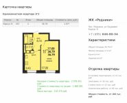 1-комнатная квартира площадью 36 кв.м, Трудовая ул., 9 | цена 1 968 081 руб. | www.metrprice.ru