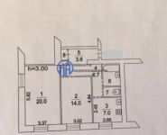 2-комнатная квартира площадью 58 кв.м, Октябрьский проспект, 49 | цена 6 600 000 руб. | www.metrprice.ru