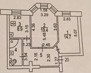 2-комнатная квартира площадью 61 кв.м, улица Расплетина, 4к1 | цена 12 000 000 руб. | www.metrprice.ru