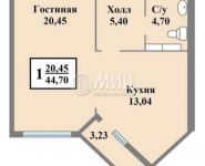 1-комнатная квартира площадью 45 кв.м, Троицкая ул., 3 | цена 4 300 000 руб. | www.metrprice.ru