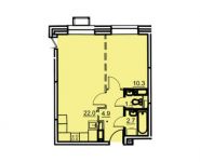 1-комнатная квартира площадью 42.5 кв.м, Транспортный пр., 15 | цена 3 850 543 руб. | www.metrprice.ru