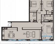 4-комнатная квартира площадью 156.3 кв.м в МФК "Balchug Residence", Садовническая, к5вл31, корп.4 | цена 72 459 481 руб. | www.metrprice.ru