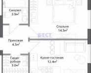 1-комнатная квартира площадью 39 кв.м, Беломорская ул., 21 | цена 5 500 000 руб. | www.metrprice.ru