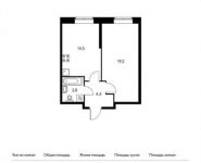 1-комнатная квартира площадью 41.9 кв.м, Варшавское шоссе, 141к2 | цена 7 625 800 руб. | www.metrprice.ru