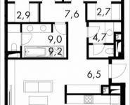 3-комнатная квартира площадью 107.3 кв.м в МФК "Balchug Residence", Садовническая, к5вл31, корп.4 | цена 48 188 766 руб. | www.metrprice.ru