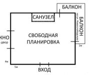 1-комнатная квартира площадью 20 кв.м, Новослободская ул., 67/69 | цена 7 199 000 руб. | www.metrprice.ru