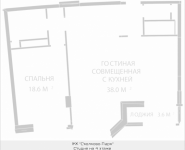 2-комнатная квартира площадью 81.8 кв.м, Весенняя, 2к1 | цена 38 412 000 руб. | www.metrprice.ru