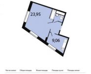 1-комнатная квартира площадью 40.4 кв.м, Академика Легостаева ул., 62 | цена 3 151 200 руб. | www.metrprice.ru