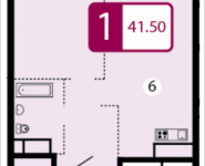 1-комнатная квартира площадью 41.5 кв.м в ЖК "PerovSky", Шоссе Энтузиастов, вл. 88, корп.2 | цена 7 075 750 руб. | www.metrprice.ru