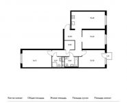 3-комнатная квартира площадью 87.05 кв.м, Измайловский проезд, вл11 | цена 15 651 590 руб. | www.metrprice.ru