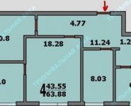 4-комнатная квартира площадью 64 кв.м, Бехтерева ул., 41К3 | цена 8 000 000 руб. | www.metrprice.ru