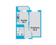 1-комнатная квартира площадью 35.3 кв.м, Речной пр. | цена 3 000 000 руб. | www.metrprice.ru