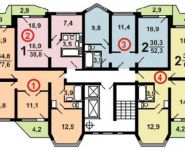 3-комнатная квартира площадью 79.2 кв.м, улица Главмосстроя, 7 | цена 9 500 000 руб. | www.metrprice.ru