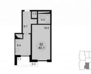 1-комнатная квартира площадью 41.5 кв.м, Радио ул. | цена 4 585 086 руб. | www.metrprice.ru