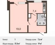 1-комнатная квартира площадью 37 кв.м, Рождественская ул., 29 | цена 4 723 000 руб. | www.metrprice.ru