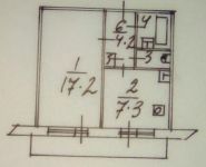 1-комнатная квартира площадью 33 кв.м, улица Лорха, 3 | цена 2 850 000 руб. | www.metrprice.ru