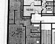 1-комнатная квартира площадью 51 кв.м, Радужная ул., 21 | цена 2 205 000 руб. | www.metrprice.ru