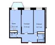 2-комнатная квартира площадью 65 кв.м, Ясная ул., 7 | цена 5 089 951 руб. | www.metrprice.ru