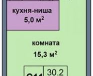 1-комнатная квартира площадью 30 кв.м, Опалиха ул., 2 | цена 2 234 800 руб. | www.metrprice.ru