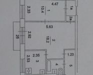 2-комнатная квартира площадью 46 кв.м, Генерала Глаголева ул., 6К3 | цена 6 900 000 руб. | www.metrprice.ru