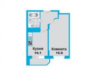 1-комнатная квартира площадью 35.5 кв.м, Речной проезд, 11 | цена 2 600 000 руб. | www.metrprice.ru