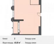 2-комнатная квартира площадью 65.8 кв.м, Новодмитровская улица, 5А | цена 12 981 676 руб. | www.metrprice.ru
