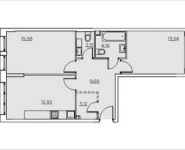 2-комнатная квартира площадью 64 кв.м, Николо-Хованская ул. | цена 5 501 850 руб. | www.metrprice.ru