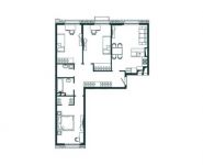 3-комнатная квартира площадью 82.4 кв.м, Россошанская улица, 5к1 | цена 12 055 120 руб. | www.metrprice.ru