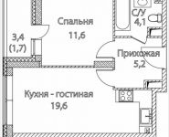 1-комнатная квартира площадью 32 кв.м, Золоторожский Вал, 11, стр. 9, корп.7 | цена 8 427 000 руб. | www.metrprice.ru