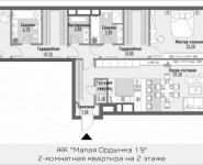 2-комнатная квартира площадью 138.5 кв.м, улица Малая Ордынка, 19с2 | цена 77 470 000 руб. | www.metrprice.ru