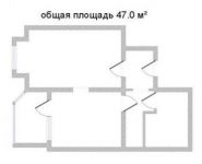 2-комнатная квартира площадью 47 кв.м, Кольцевая улица, 26 | цена 5 100 000 руб. | www.metrprice.ru