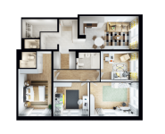 4-комнатная квартира площадью 115.2 кв.м, | цена 10 552 320 руб. | www.metrprice.ru