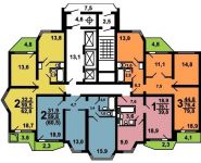 2-комнатная квартира площадью 57 кв.м, Красногорский бул., 46 | цена 6 510 000 руб. | www.metrprice.ru