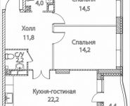 3-комнатная квартира площадью 72 кв.м, Юго-Восточный административный округ, район Лефортово, жилой квартал Символ, к4 | цена 14 523 800 руб. | www.metrprice.ru