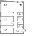3-комнатная квартира площадью 111 кв.м, Льва Толстого ул., 23/7 | цена 84 100 000 руб. | www.metrprice.ru