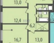 3-комнатная квартира площадью 82 кв.м, Фестивальная улица, 35А | цена 12 660 000 руб. | www.metrprice.ru