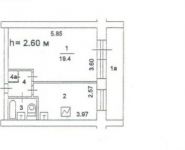 1-комнатная квартира площадью 41.2 кв.м, Сторожевая ул., 29 | цена 6 700 000 руб. | www.metrprice.ru