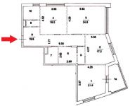 3-комнатная квартира площадью 122 кв.м в ЖК "Форт Кутузов", Давыдковская ул., 18 | цена 37 000 000 руб. | www.metrprice.ru