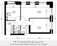 2-комнатная квартира площадью 57.8 кв.м, ул. Донецкая, 30, корп.2 | цена 7 378 806 руб. | www.metrprice.ru