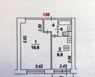 1-комнатная квартира площадью 36 кв.м, Авиационная ул., 70К3 | цена 7 399 000 руб. | www.metrprice.ru