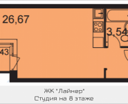 1-комнатная квартира площадью 32.7 кв.м, Ходынский бульвар | цена 6 368 325 руб. | www.metrprice.ru