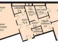 3-комнатная квартира площадью 173 кв.м, Ефремова ул., 12 | цена 73 125 000 руб. | www.metrprice.ru