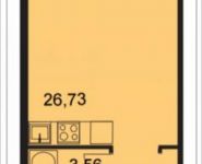 1-комнатная квартира площадью 32 кв.м, Ходынский бул., 2С1 | цена 5 563 905 руб. | www.metrprice.ru