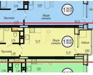 1-комнатная квартира площадью 30.4 кв.м, Старое Дмитровское шоссе, 17 | цена 3 000 000 руб. | www.metrprice.ru