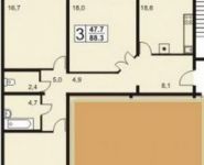 3-комнатная квартира площадью 88 кв.м, 2-й Чапаевский переулок, 6 | цена 7 000 000 руб. | www.metrprice.ru