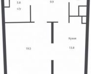 1-комнатная квартира площадью 56 кв.м, Наметкина ул., 18К2 | цена 13 945 000 руб. | www.metrprice.ru