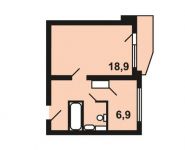 1-комнатная квартира площадью 37.2 кв.м, Рождественская улица, 33 | цена 4 229 640 руб. | www.metrprice.ru