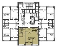 2-комнатная квартира площадью 64 кв.м, ул Маломосковская, д. 14 | цена 15 232 000 руб. | www.metrprice.ru