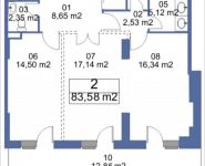 2-комнатная квартира площадью 83.58 кв.м, Кудрявцева, IV | цена 9 012 013 руб. | www.metrprice.ru