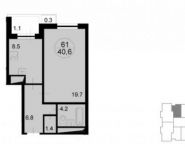 1-комнатная квартира площадью 42 кв.м, Радио ул. | цена 4 558 302 руб. | www.metrprice.ru